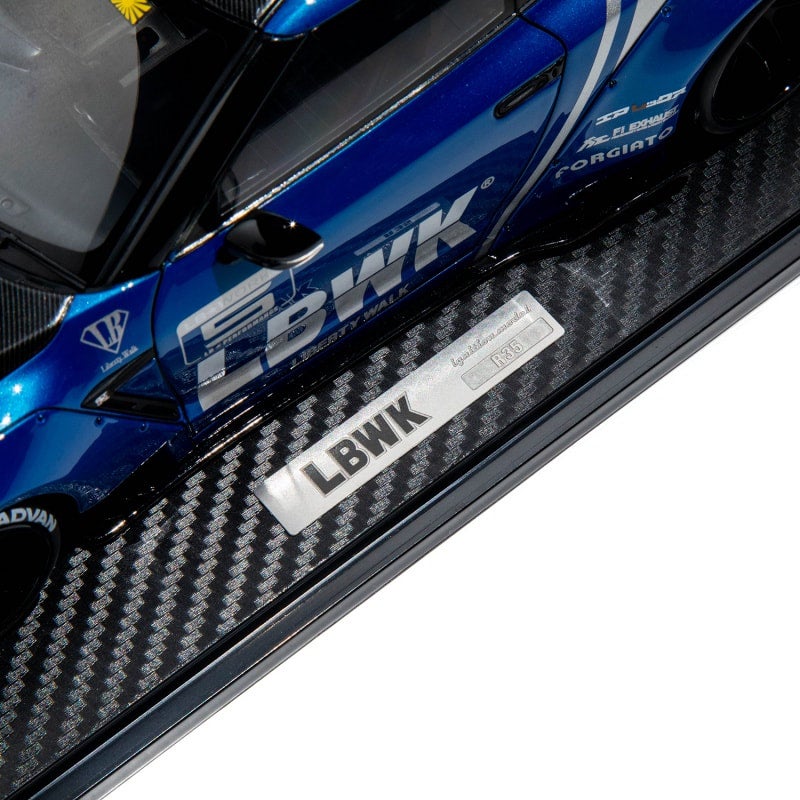 ignition model 1/18 LB-WORKS NISSAN GT-R R35 Type2 Blue(MC108-BL