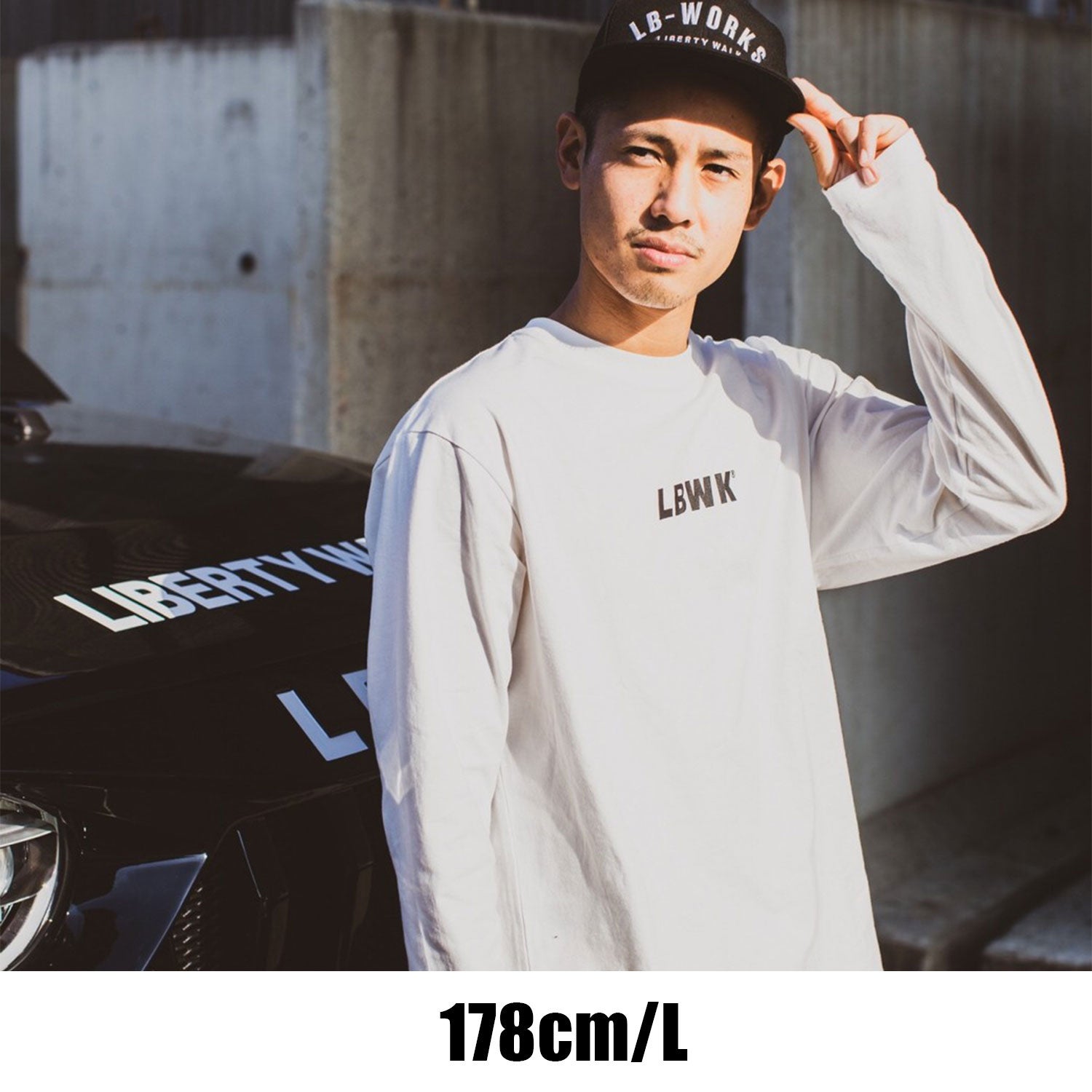 LBWK シンプルロゴロングスリーブTee White（LT21-WHL） | EXJOINTS 