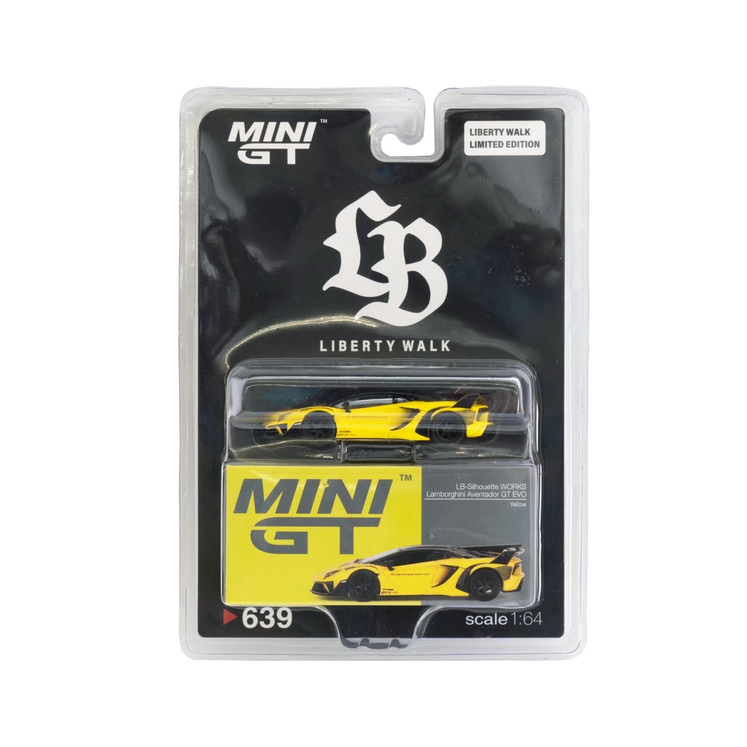 MINI-GT 1/64 Lamborghini LB-Silhouette WORKS Aventador GT
