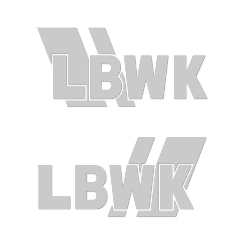 LBWK 暴走ラインステッカー 2枚セット Silver(ST124-SL) | EXJOINTS ONLINE STORE