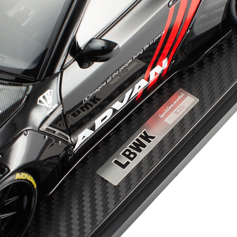 ignition model 1/18 LB-WORKS NISSAN GT-R R35 Type2 Black×Red(MC108-AD)